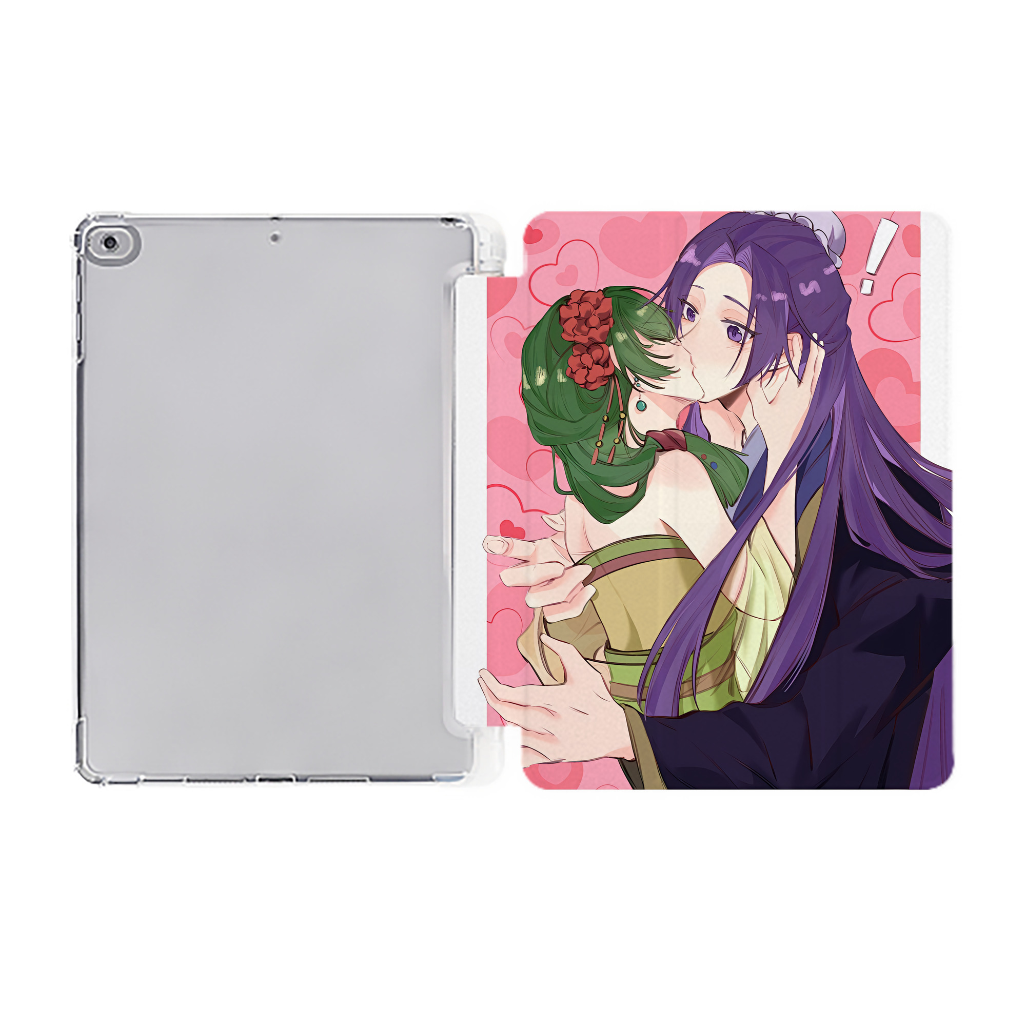 （画像用） 薬屋のひとりごと The Apothecary Diaries IPad ケース ペン収納付き 三つ折りスタンド PUレザー×シリコン 対応機種9.5/10.5/10.9インチ